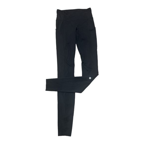 Lululemon Fast & Free Full Length Black Leggings EUC Size 4 - Picture 3 of 5